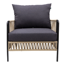 Chetumal sillon metal negro cuerda beige tela loneta_2823