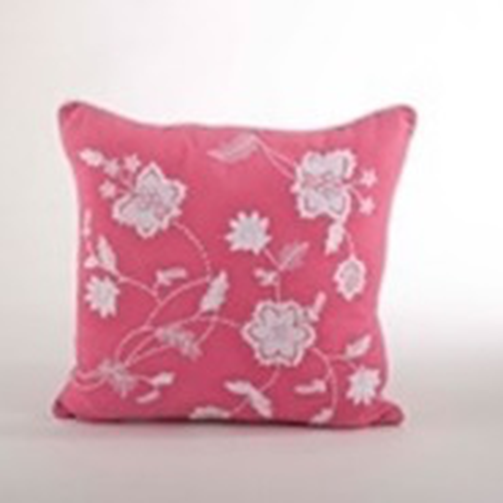 Cojin rosa/floral 352.so18s 45 x 45 // Pedido especial